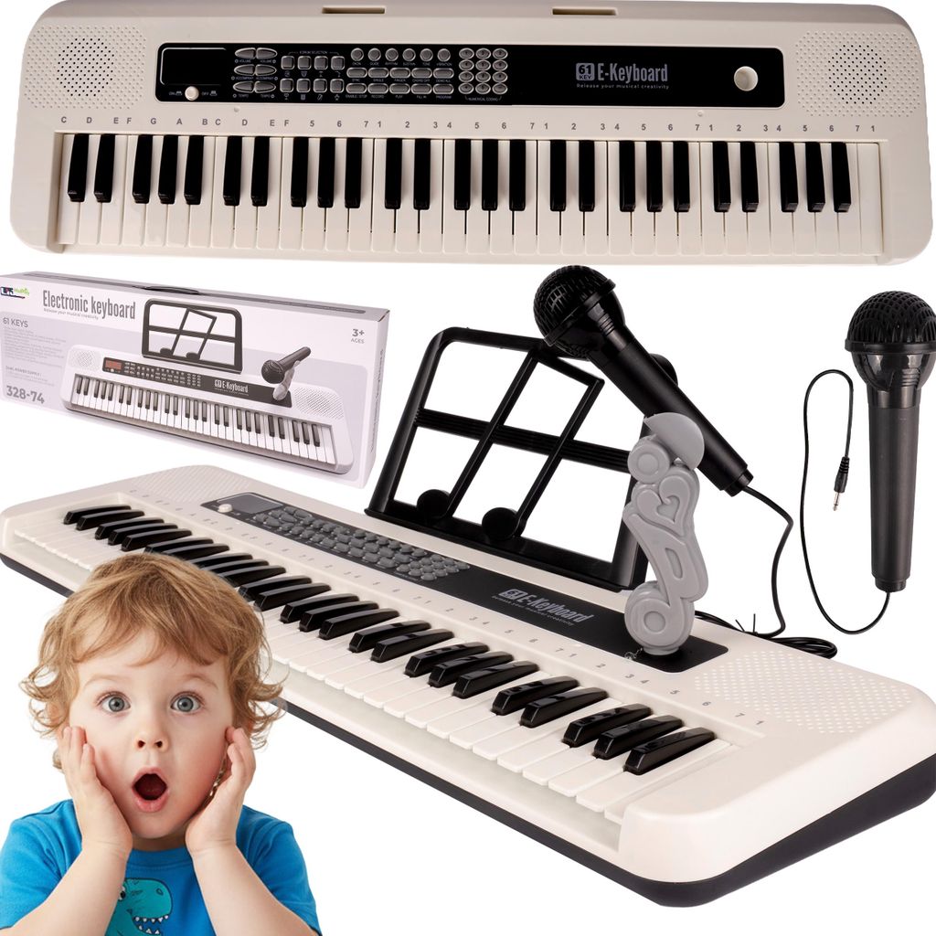 Malplay Elektronische Orgeln Keyboard 61 Tasten Mikrofon Produktbild 