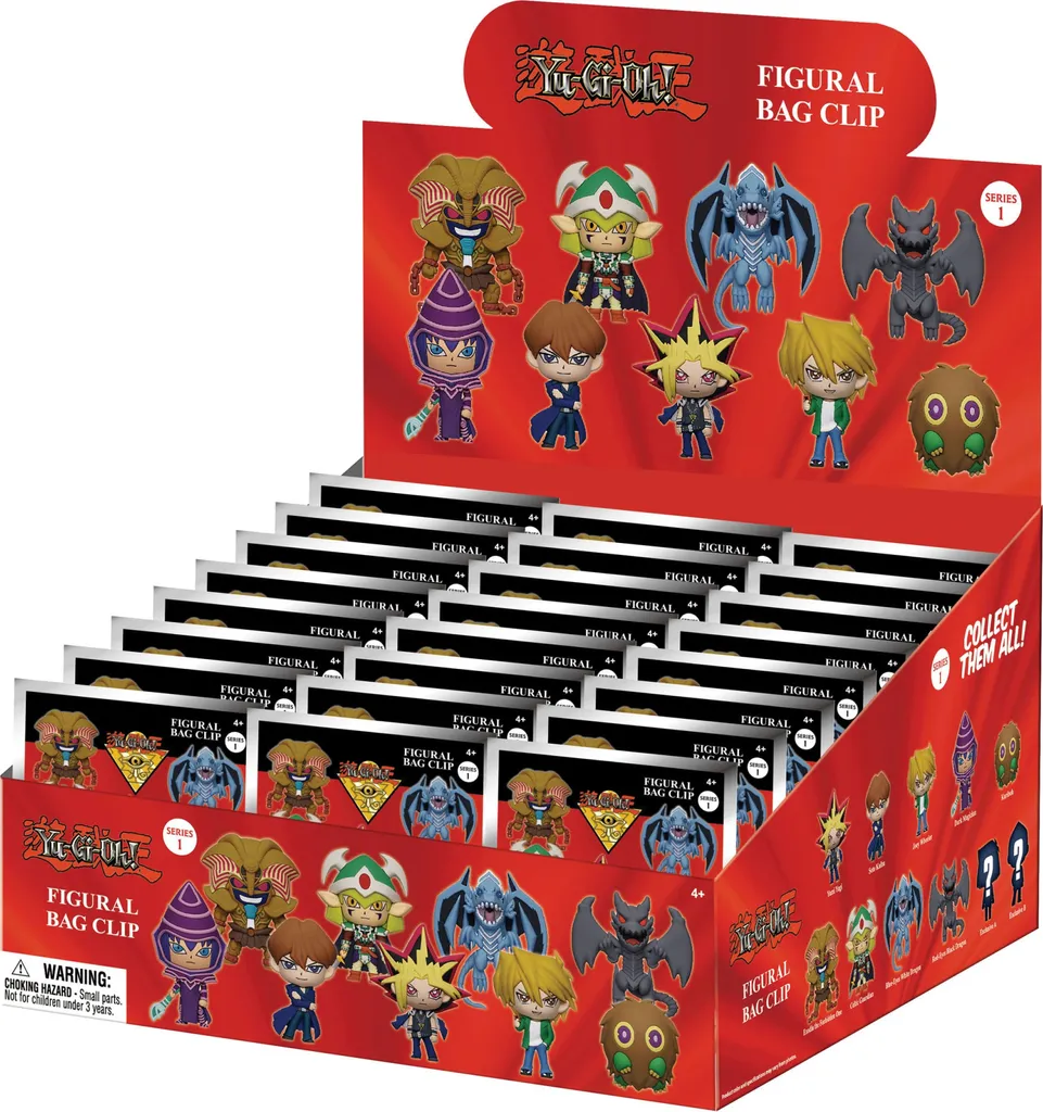 Yu-Gi-Oh 3D Sacchetti in PVC Serie 1 Display (24) - Collezione Completa