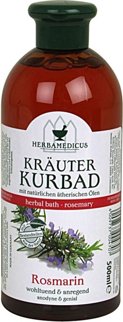 Herbamedicus Kräuterbad 500ml Kräuter Kurbad Rosmarin Produktbild 