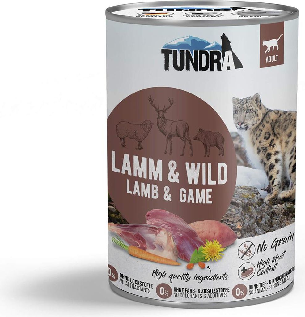 Tundra Cat Lamm & Wild 6x 400 g Katzenfutter Nassfutter