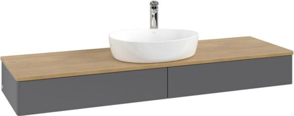 V&B Waschtischunterschrank ohne Frontstruktur Antao 160x50cm, HL, WBP hon. Oa, A m Lac