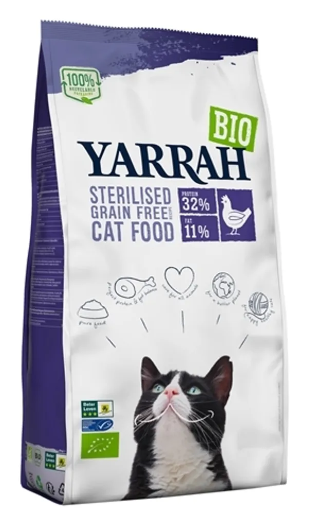 Recensione Yarrah Sterilised Senza Cereali: Il Bio che Funziona davvero