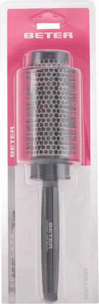 Beter 03075, Erwachsener, Rundhaarbürste, Schwarz, Einfarbig, Aluminium, Keramik, 3,2 cm