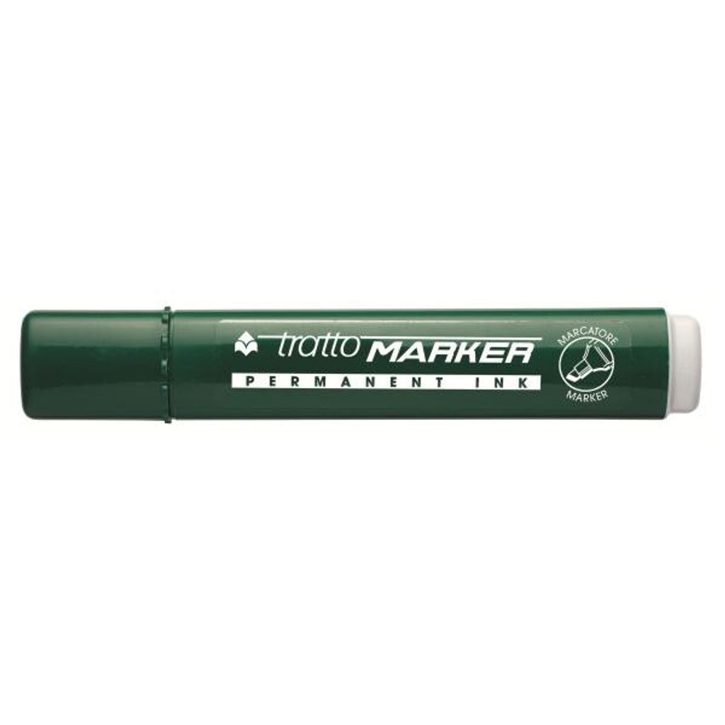 Tratto Marker Permanent-Marker Meißel Grün 12 Stück(e)