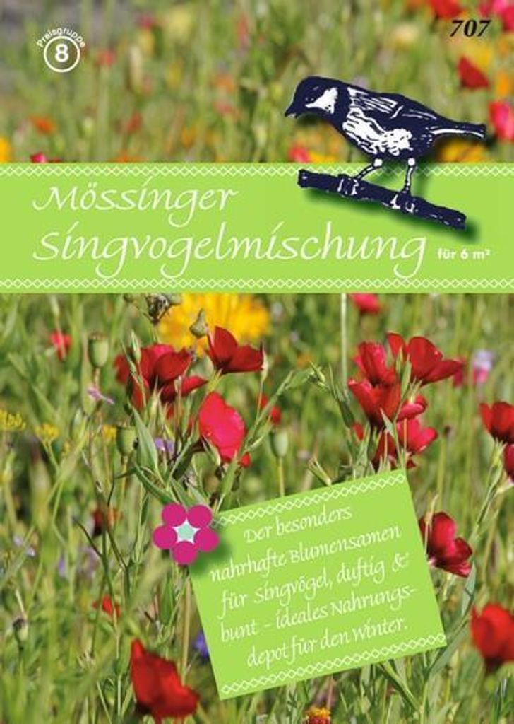 Mössinger Singvogelmischung für 6 m²