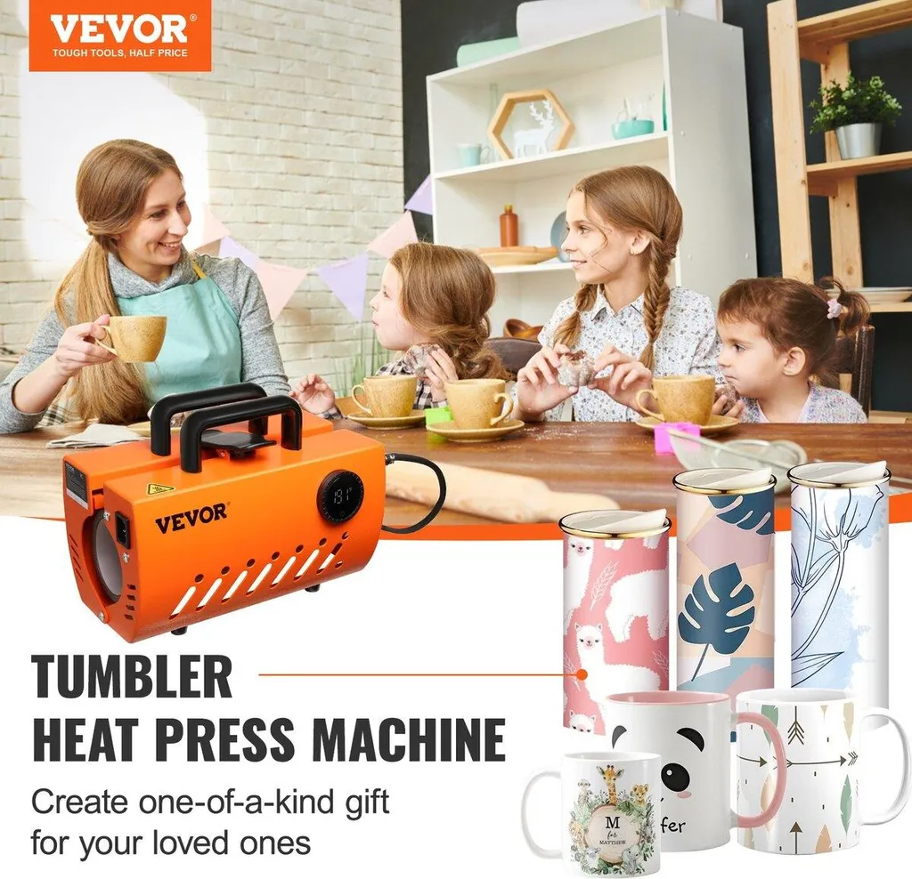 Machine de sublimation pour tasses et grands gobelets 30 oz multifonction
