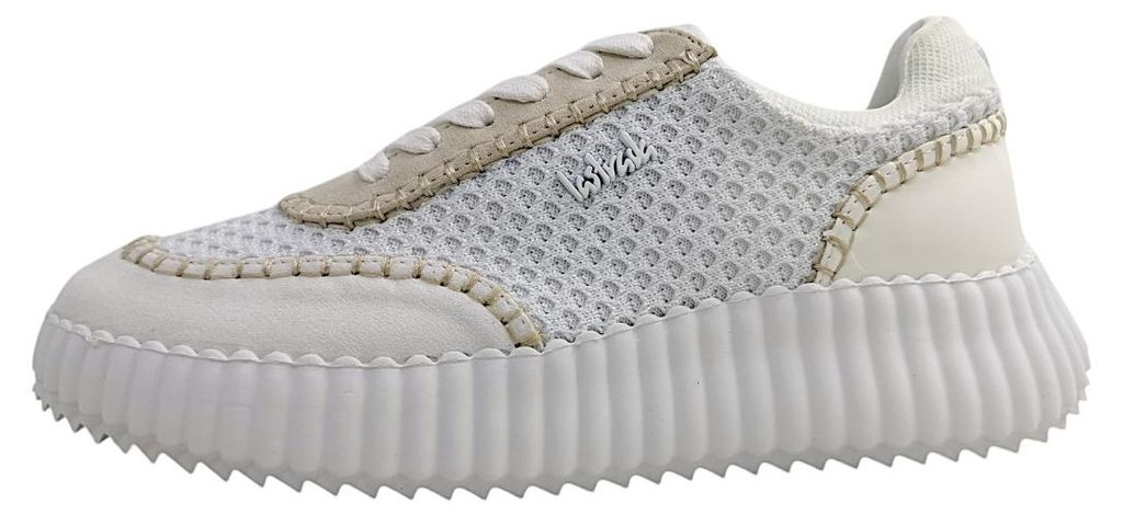 La Strada : Chaussures de sport pour femmes, lacets, blanc, Image du produit 