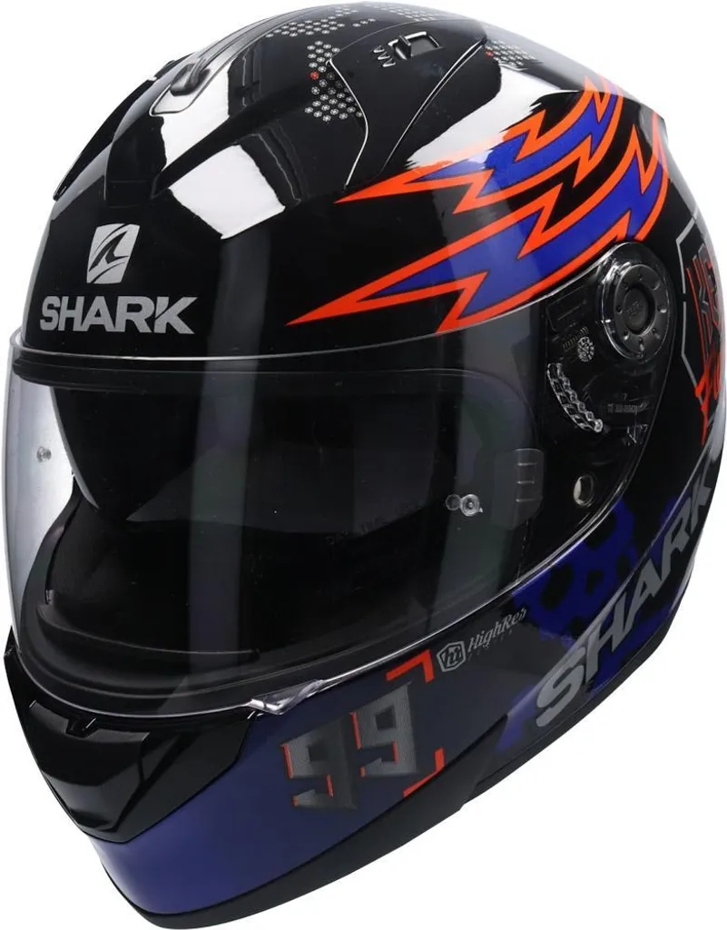 Casque intégral SHARK RIDILL CATALAN BAD BOY Noir Bleu Taille XS
