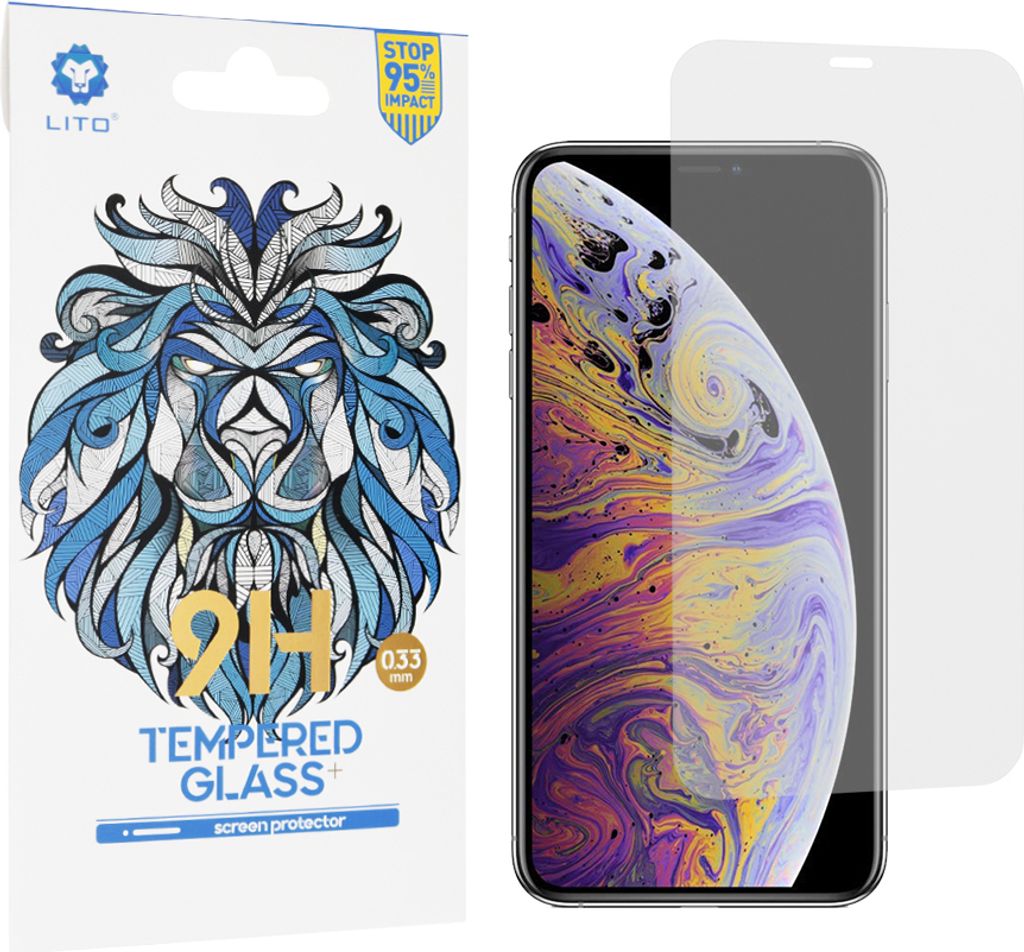 LITO 2.5D 9H Gehärteter Glas Classic Displayschutzfolie für Apple iPhone 11 Pro Max / iPhone XS Max - Transparent
