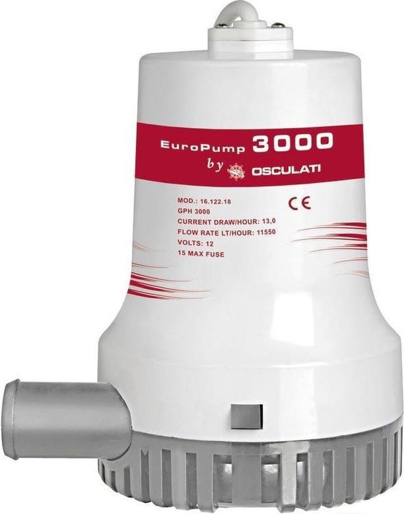 Europump II Bilgentauchpumpe 3000 12 V , 1 Stück Produktbild 