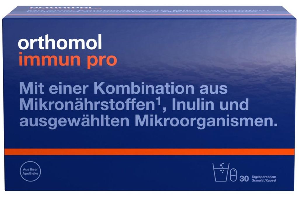 Orthomol Immun pro - Nahrungsergänzungsmittel mit Produktbild 
