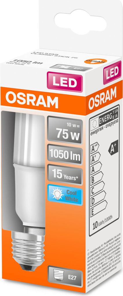 Osram STAR Ampoule LED Blanc froid 4000 K 10 W E27 E Image du produit 