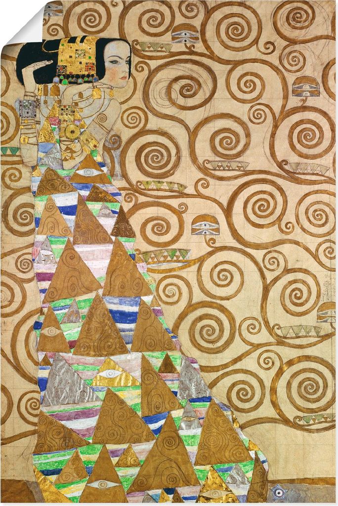 ARTland Poster Die Erwartung Vorlage zum Stocletfries Größe: 20x30 cm