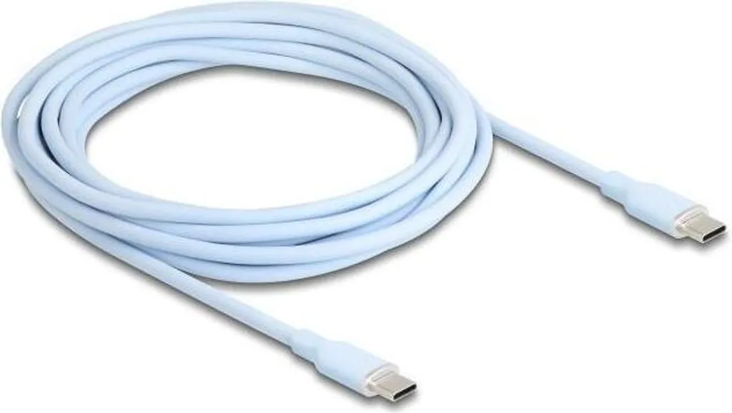 Delock USB-C 4m 60W PD - Il Cavo Professionale in Silicone per Ufficio