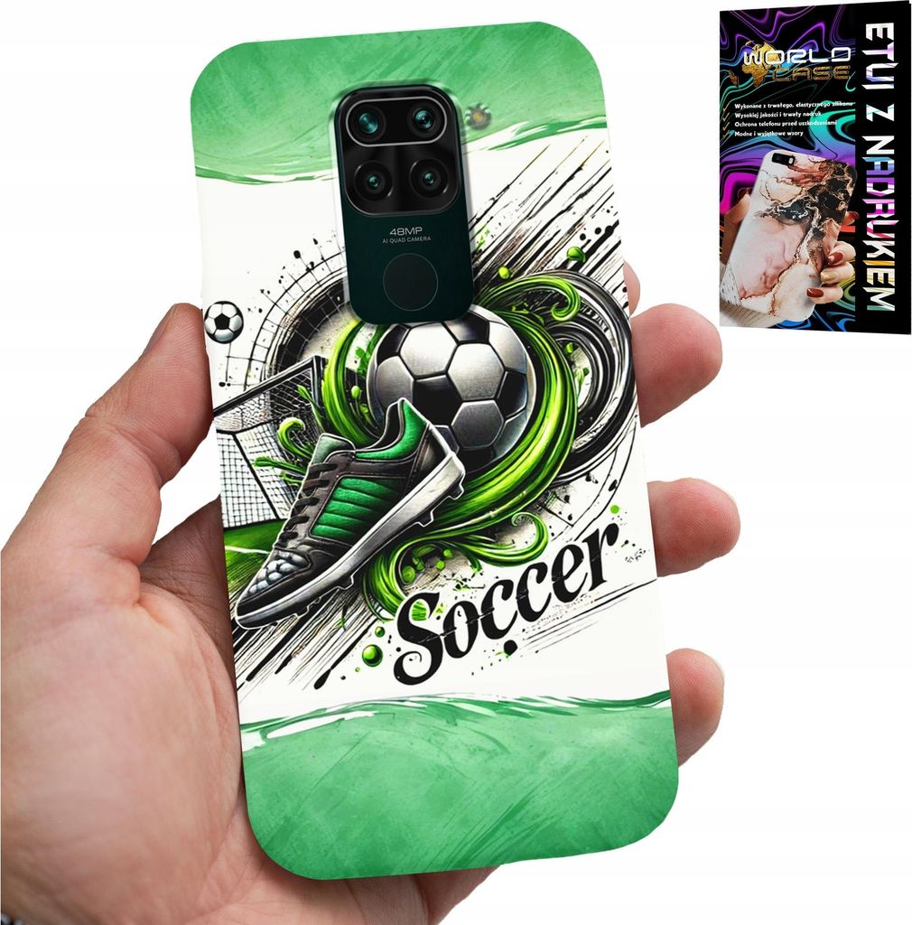 Hülle Für Xiaomi Note 9 - Fussball, Fussball Ball Hülle + Glas