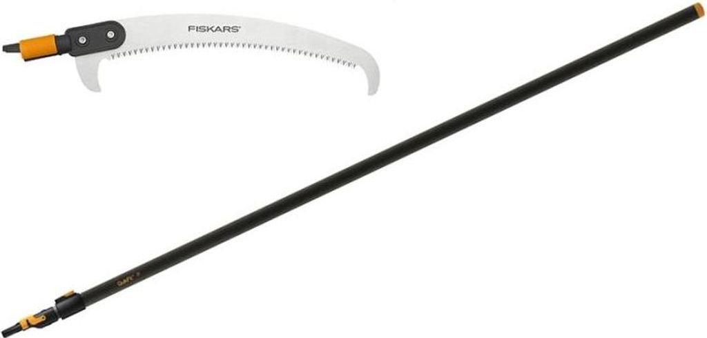 Fiskars zakrzywiona piła Quikfit™ + uchwyt teleskopowy L Zdjęcie produktu 