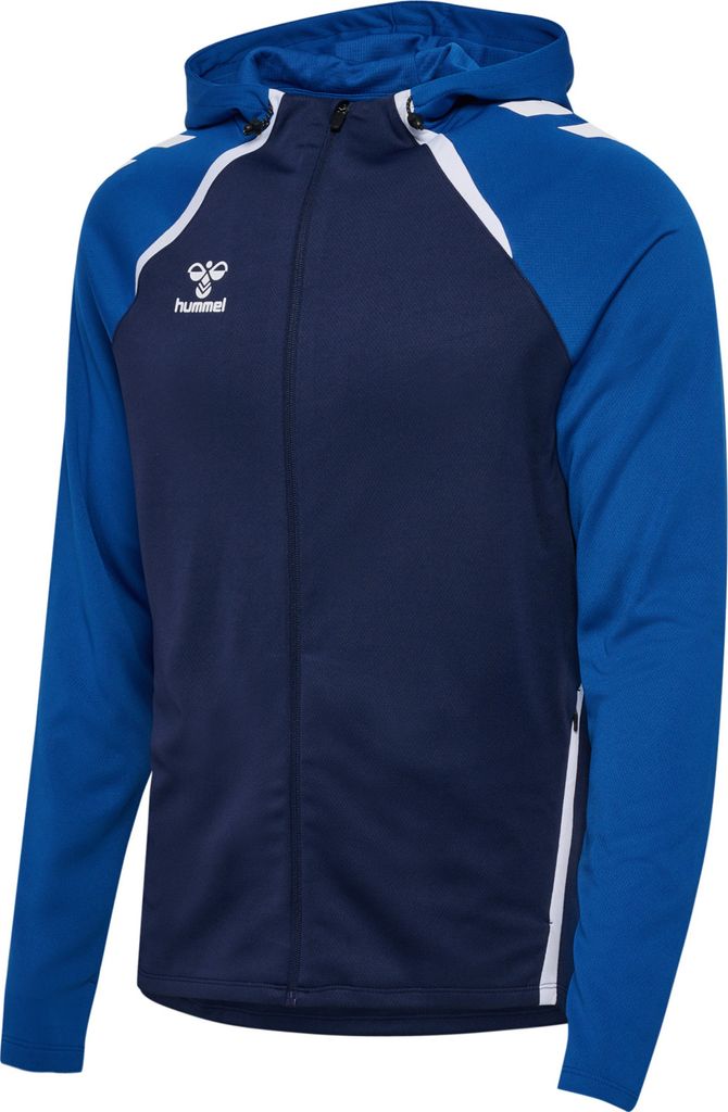 Hummel Lead 2.0 Zip Kapuzenjacke Kinder, blau, 140