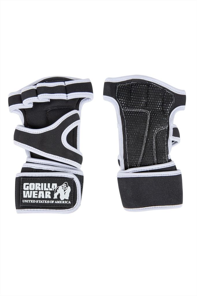Gorilla Wear Yuma Weight Lifting Workout Gloves black/white XL