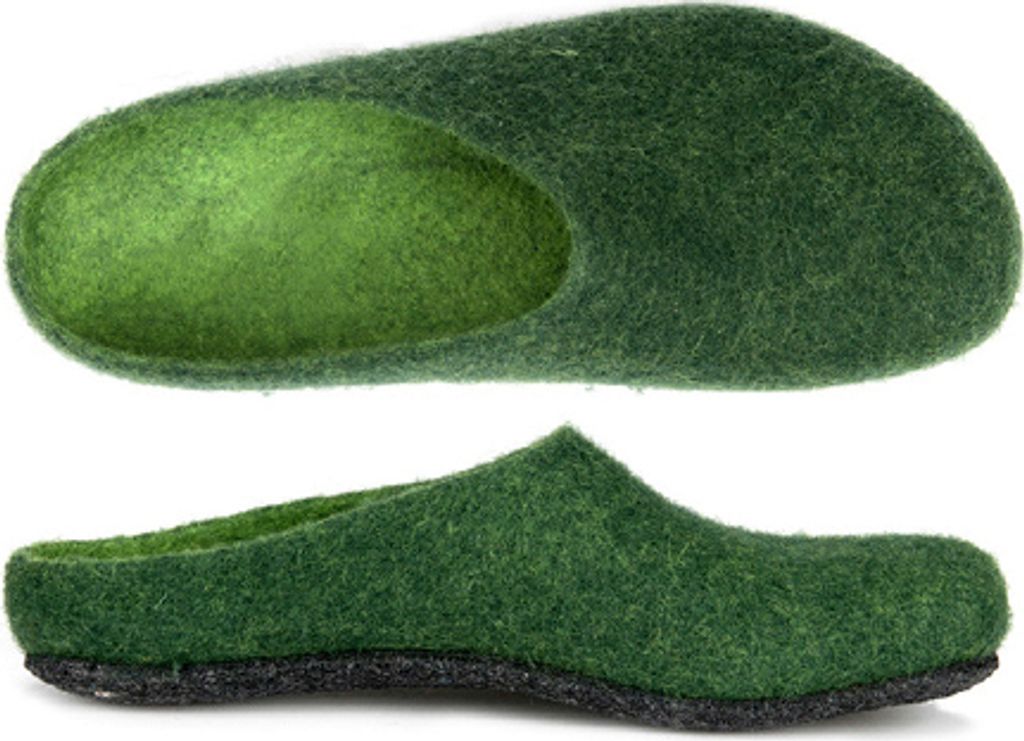 Magicfelt Filz Pantoffeln Aus 100% reiner Wolle, Rutsch- und wasserfeste Sohle, Anatomisch geformt