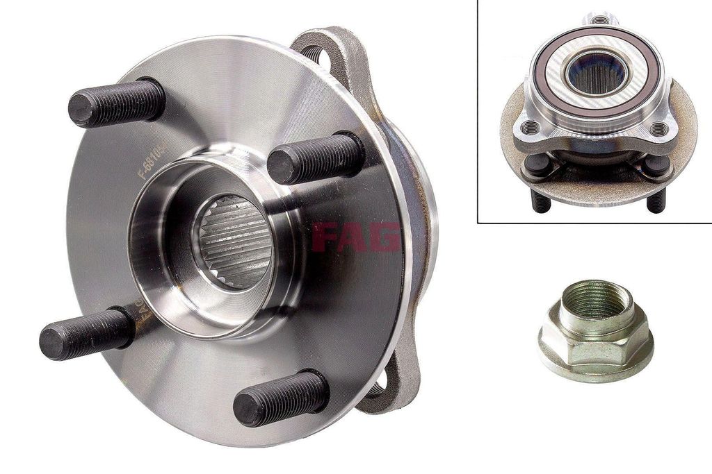 FAG Radlagersatz Vorne für MAZDA 2 Schrägheck (DL, DJ) 122mm 713 6280 40