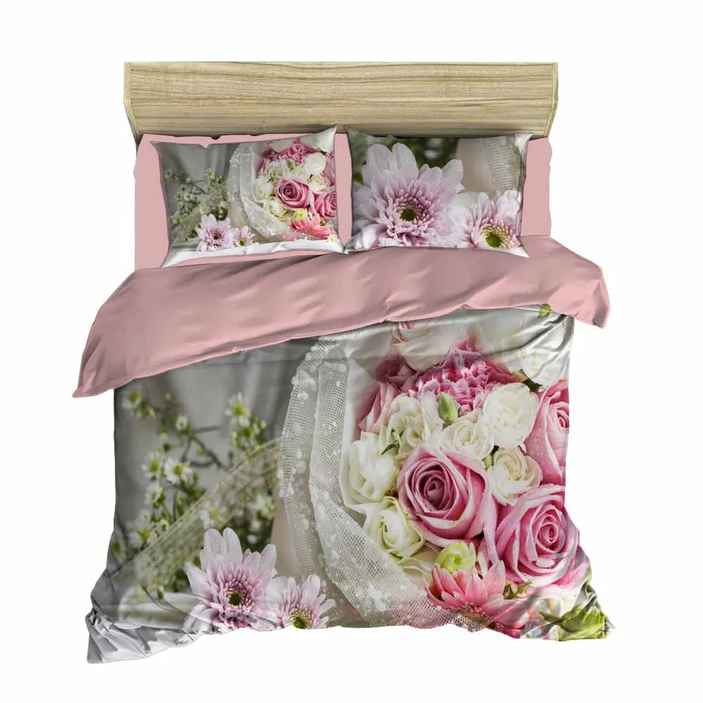 Copriletto Adal L'Essentiel Linge de Maison Rosa Microsatin Chic