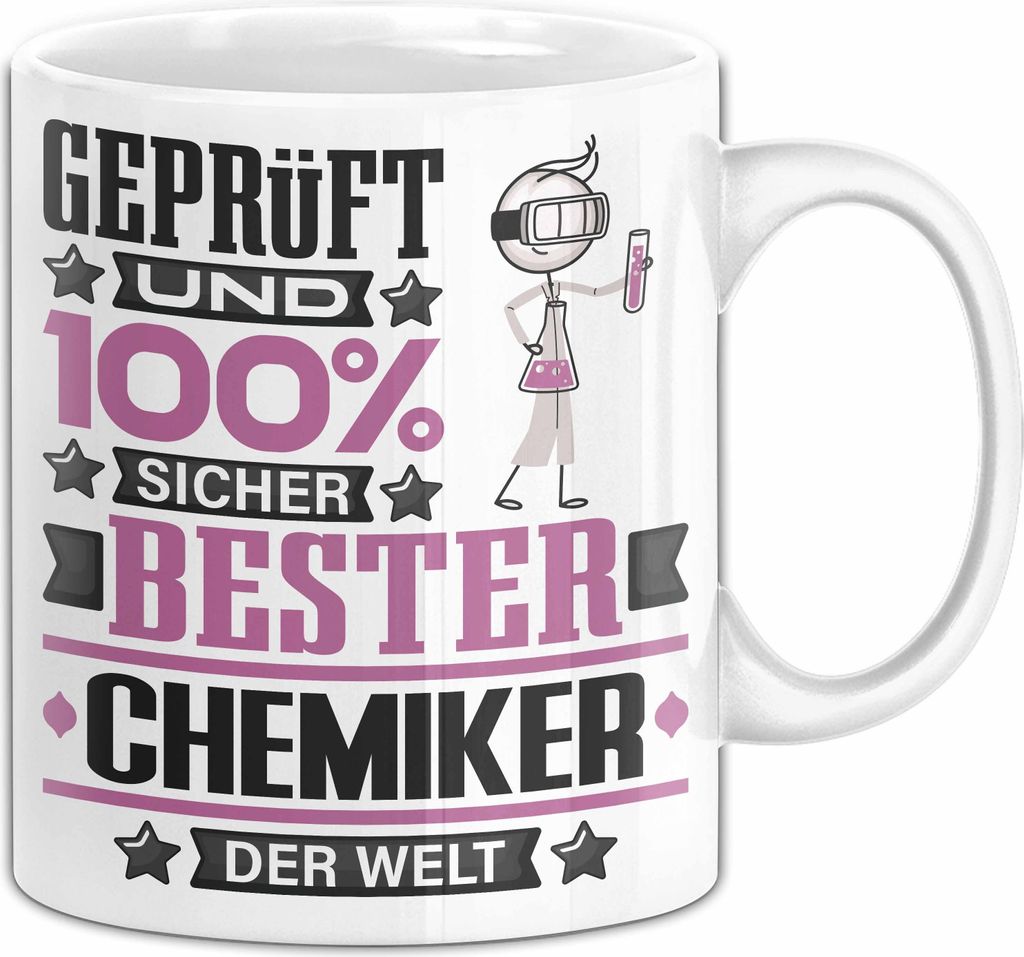 Chemiker Geschenk Lustiger Spruch für Chemiker Geschenkidee Bester Chemiker Der Welt (Weiß)
