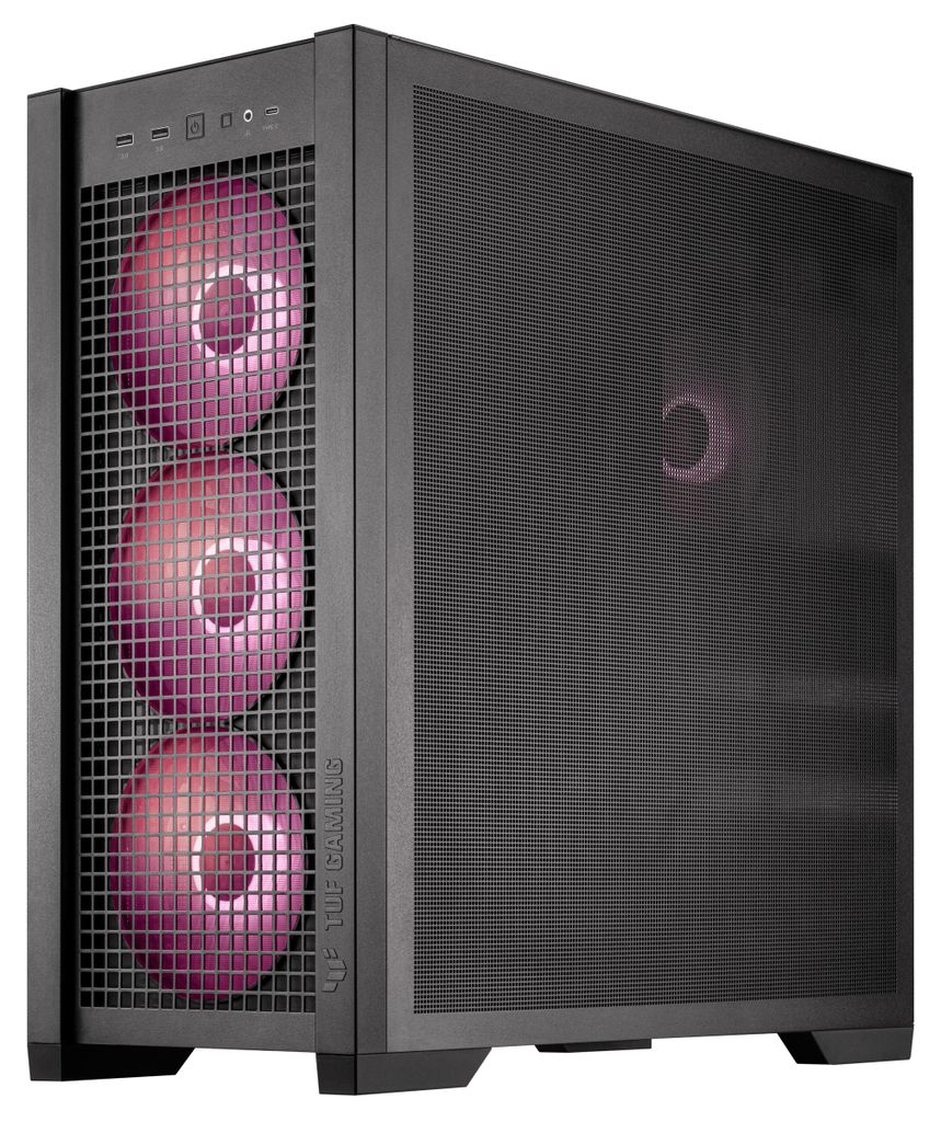 ASUS TUF Gaming GT302 ARGB, Midi Tower, PC, Černá, EATX, Obrázek produktu 