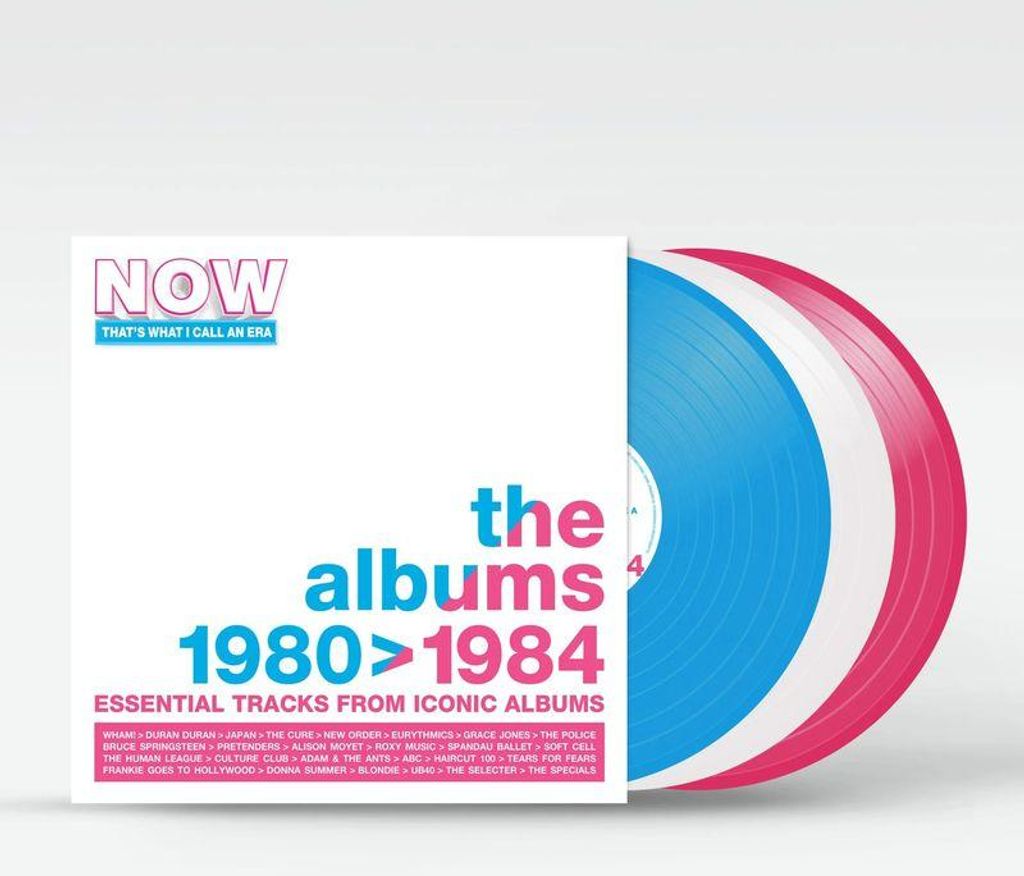 Various: Now Thats What I Call An Era: Albums 1980 - 1984 (Blue, White & Red Vinyl)