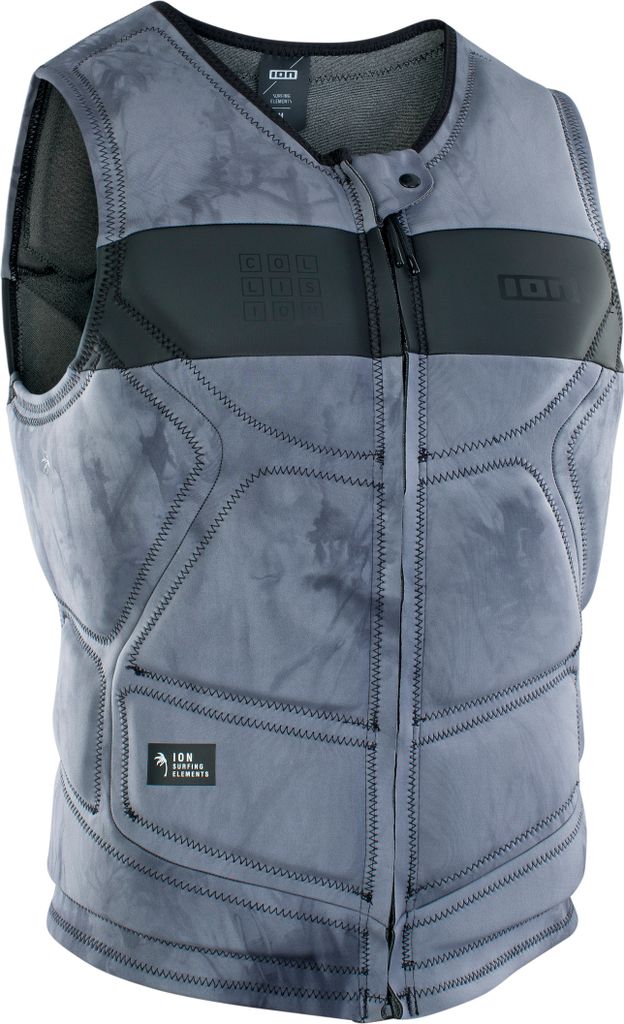ION Herren Schwimmweste Collision Select Front Zip tiedye-ltd-grey 46/XS