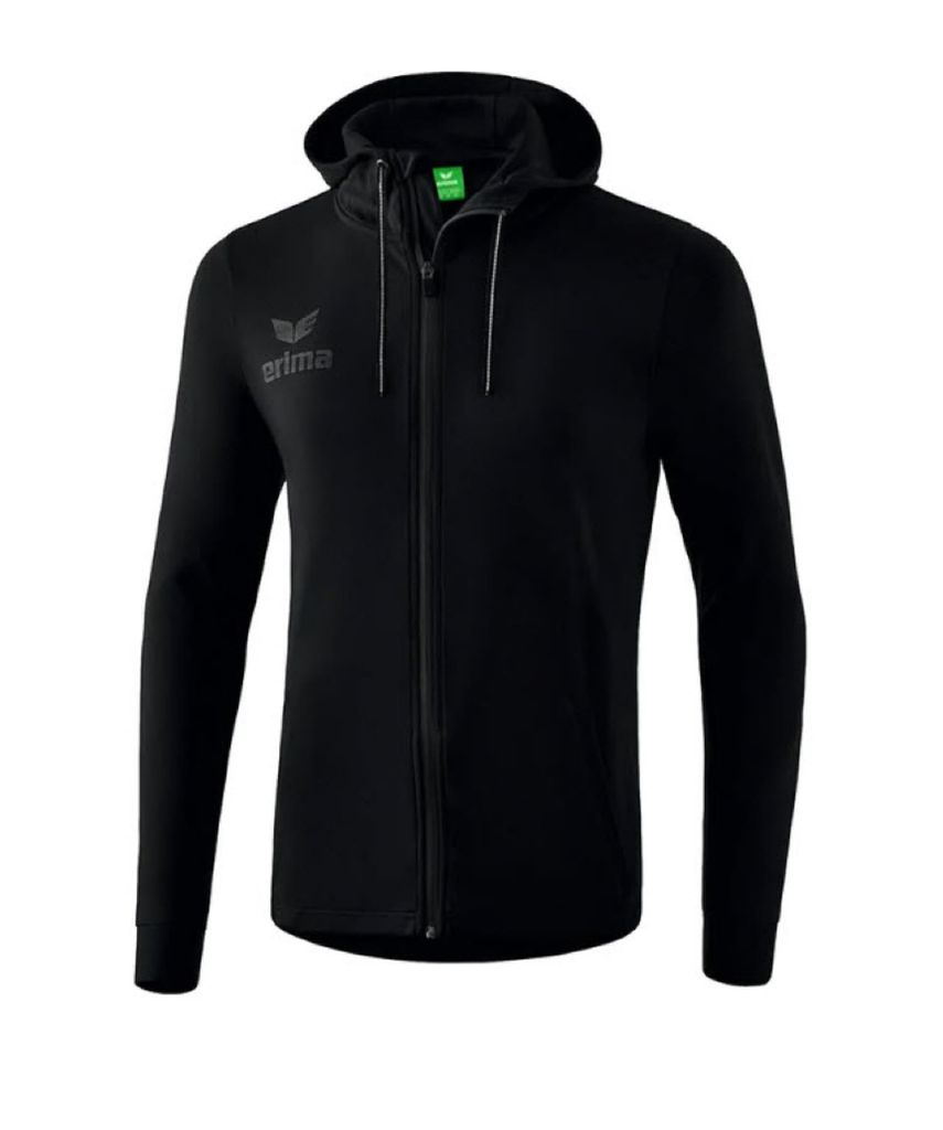 Erima Training Essential Kapuzensweatjacke Hoodie Herren schwarz Gr M