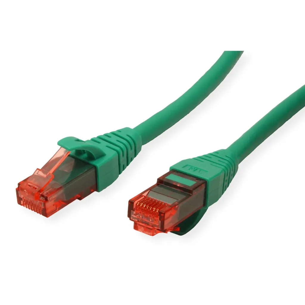 ROLINE Cavo Patch Cat.6 Verde 1m U/UTP | Cablaggio Ufficio LSZH - 2