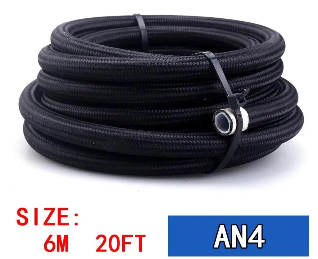Durite AN4 PTFE Anti-Fuite 6m - Solution Haute Température pour la Course - 2
