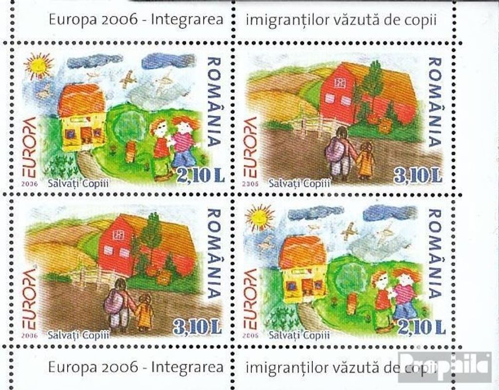 Briefmarken Rumänien 2006 Mi Block374I (kompl.Ausg.) postfrisch Europa - Integration