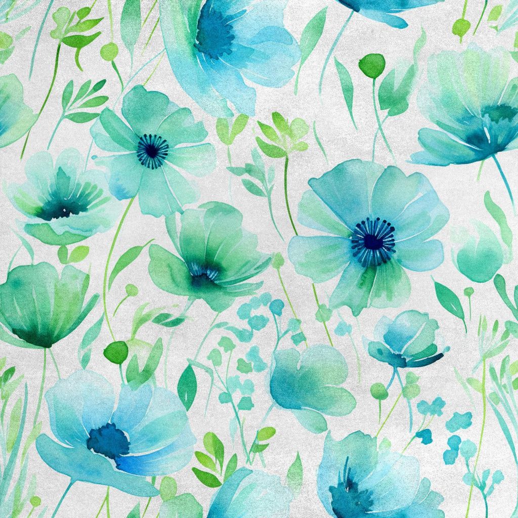 Royal Samt Stoff Polyester Zum Nähen - Motiv Blumen - RDX2303