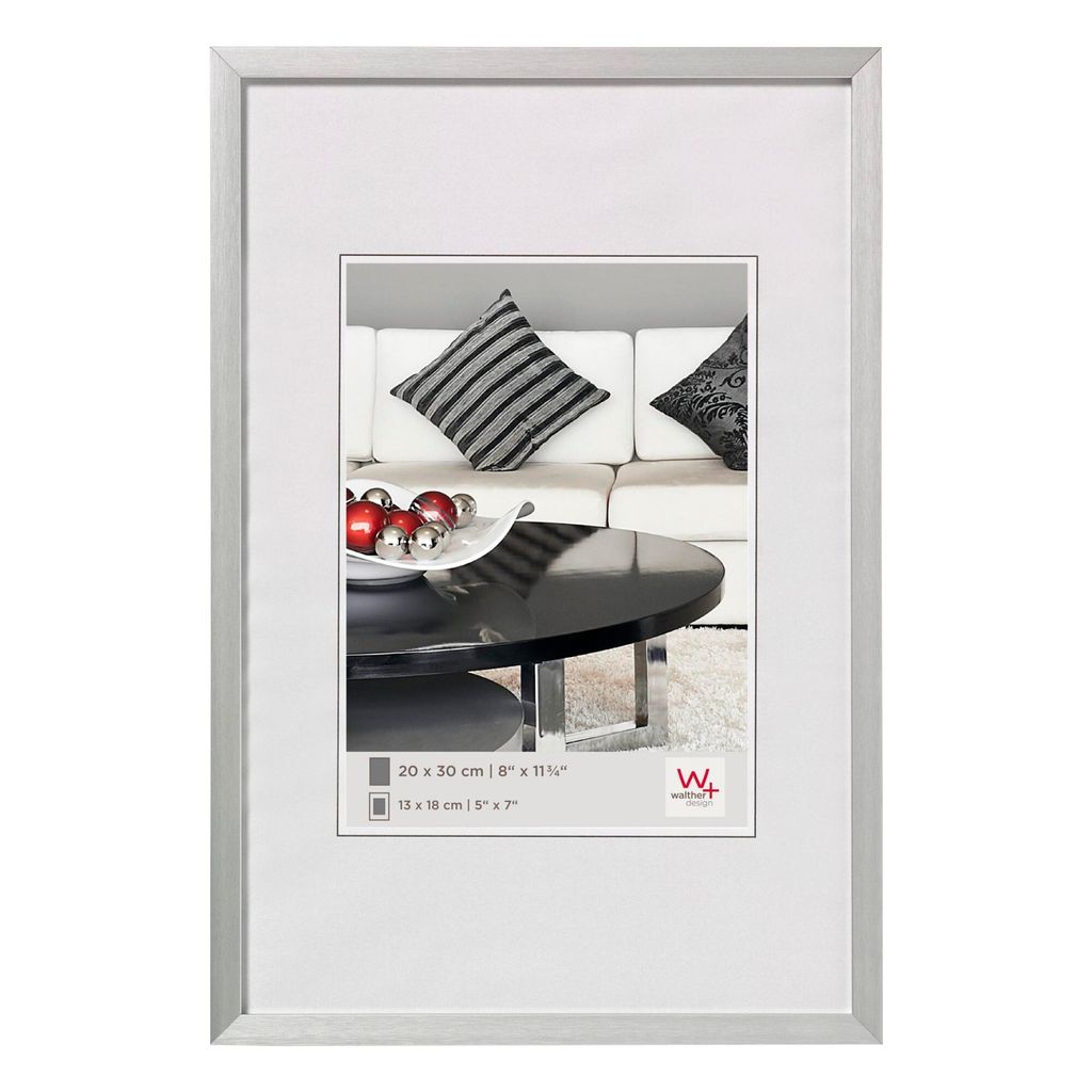 walther design Chair Aluminium Bilderrahmen 40x60 cm SILBER AJ460S