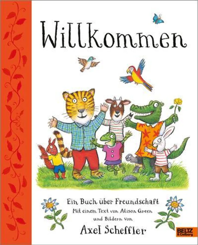 Livre éducatif Willkommen amitié : idéal pour l'éveil des enfants