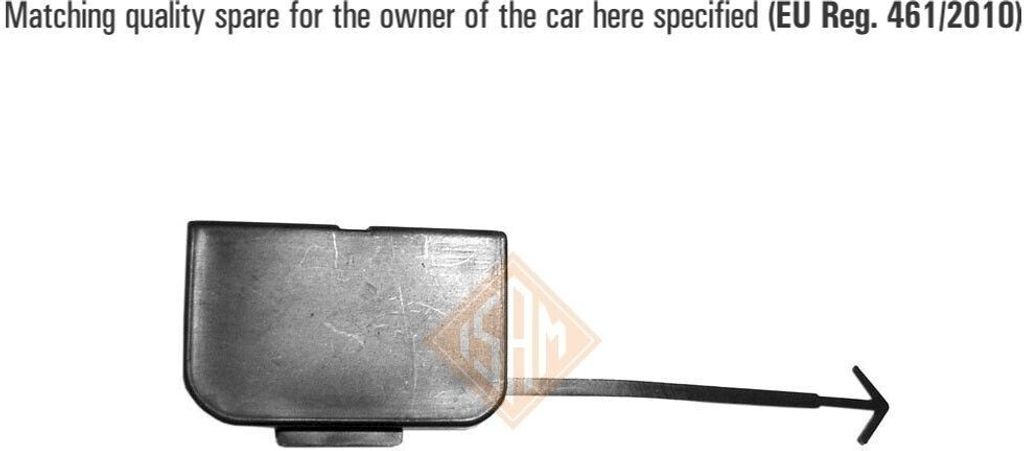 ISAM Stoßfängerabdeckung Anhängevorrichtung 1101811 Vorne für BMW 3 Limousine (E46)