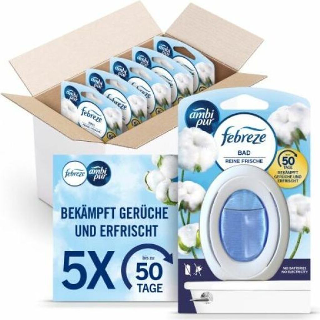Febreze Bad Lufterfrischer, Kontinuierliche Produktbild 