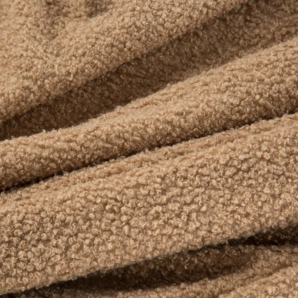 Couverture BUKLA Beige 200x220 cm Texture Mouton Douceur Exceptionnelle - 3
