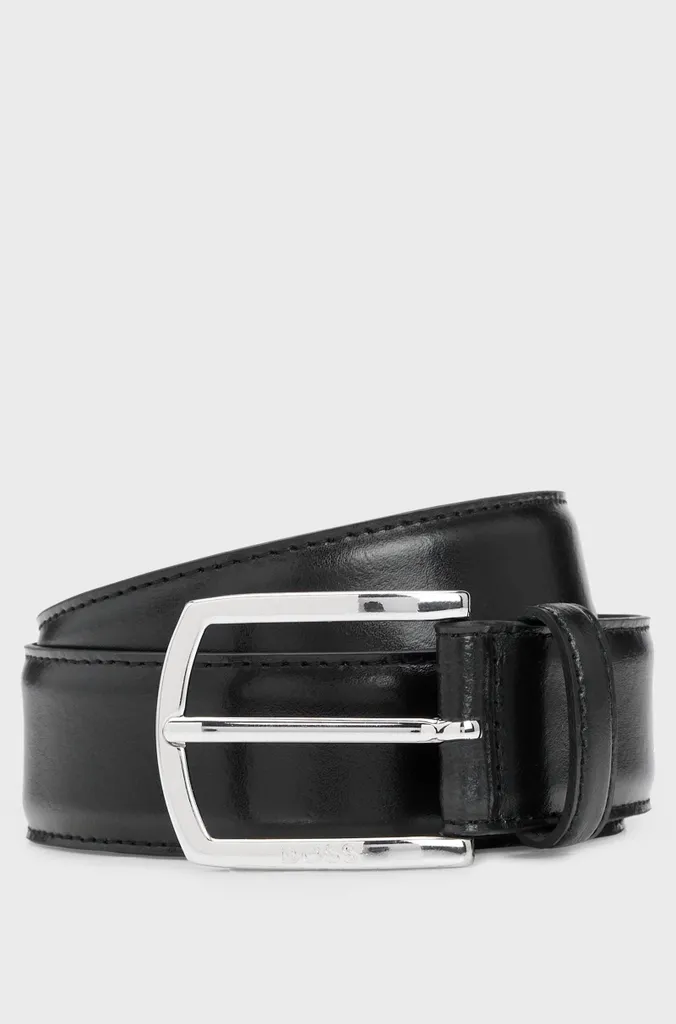 Cintura BOSS Claus-Tx-St_Sz35 Nera: L'accessorio Business Definitivo