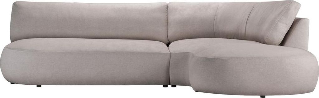 Minimalistische rechtsseitige Eckcouch Ace mit abgerundeter Form-Wind 11