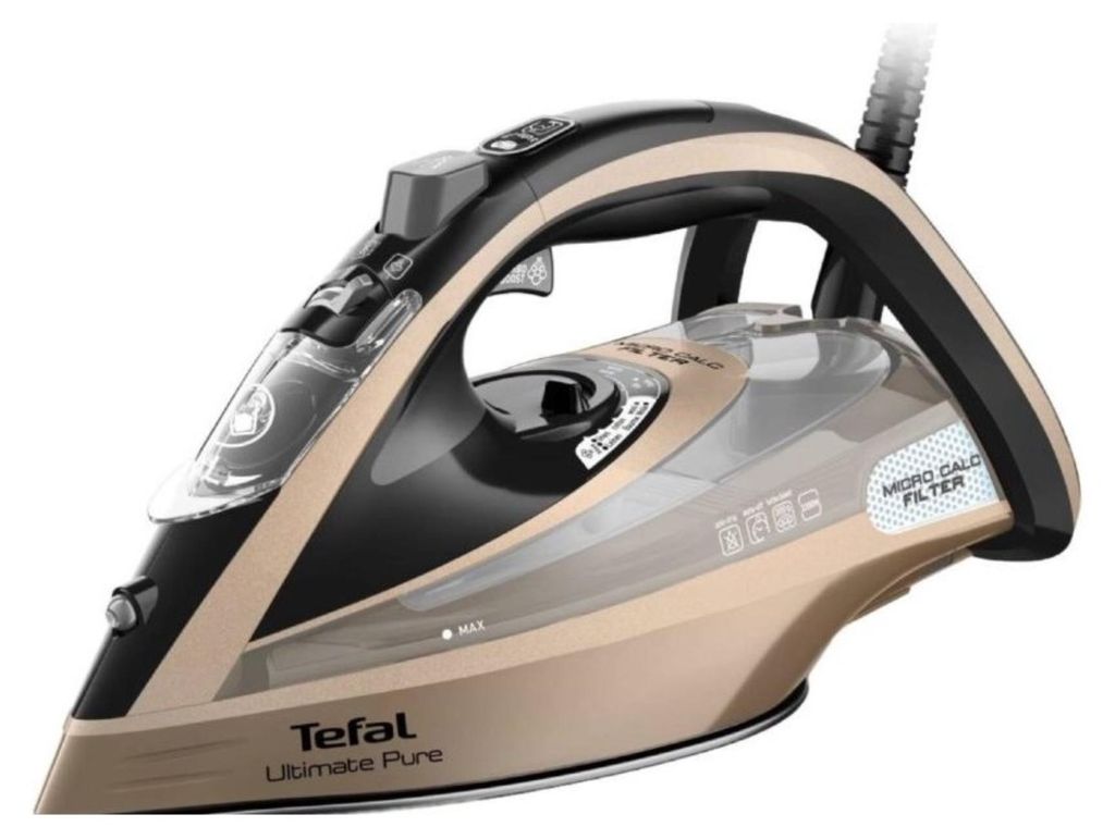 Tefal Ultimate Pure FV9852E0, Żelazko suche i parowe, Zdjęcie produktu 