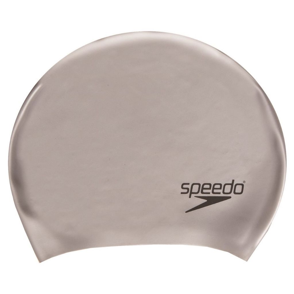 Speedo Long Hair Cap Badekappe silver Produktbild 