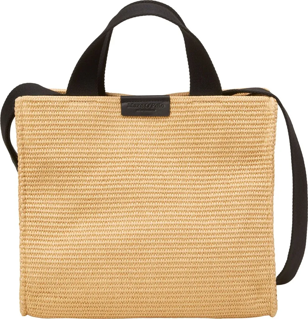 Marc O'Polo Sarina Shopper - Sac à épaule en cuir Dry Wheat marron clair