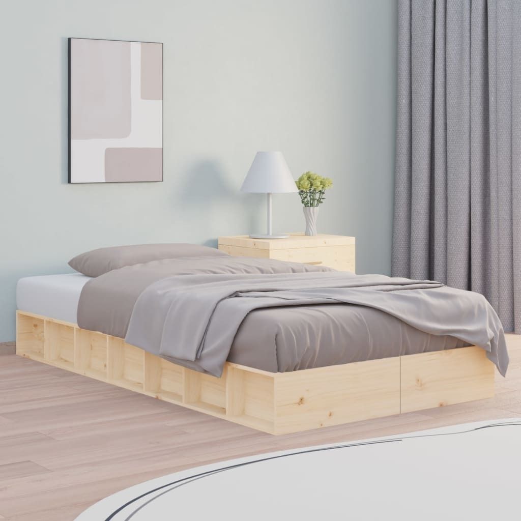 "2026 Promotion" Massivholzbett Schlafzimmer - 100x200 cm - Polsterbett CC28678