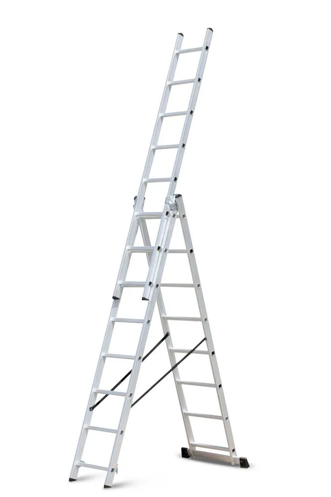 Évitez les chutes avec l'échelle stable Procraft PLA3.340 alu 3x6 plans