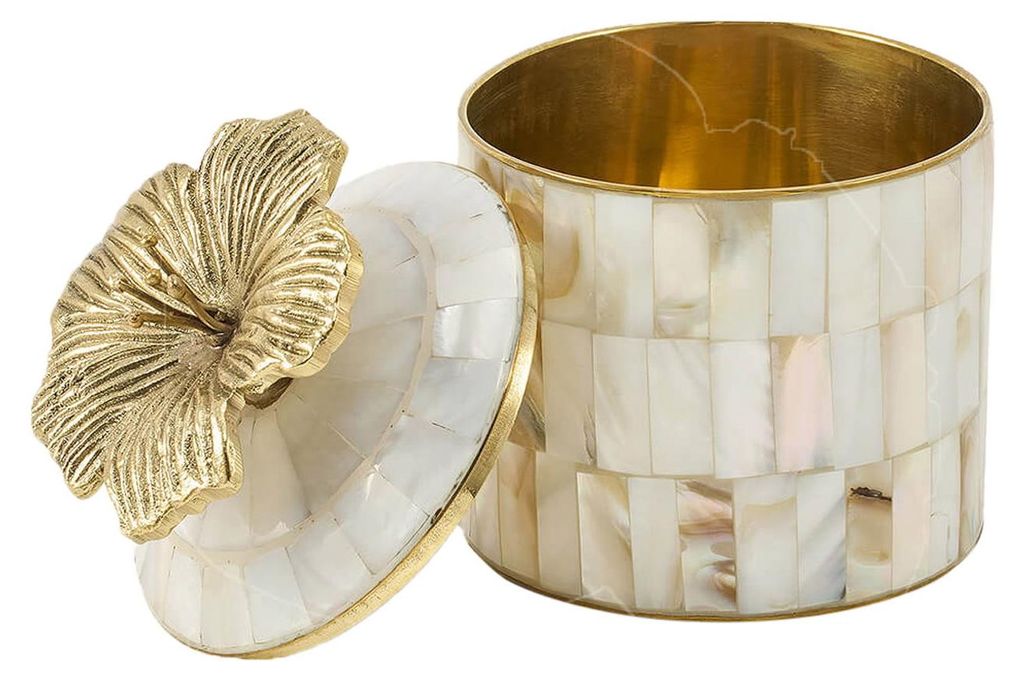 Doing Goods Hailey Hibiscus Circusbox – Groß – Perlmutt & Produktbild 