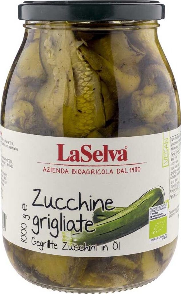 LaSelva Gegrillte Zucchini in Öl - 1kg Produktbild 