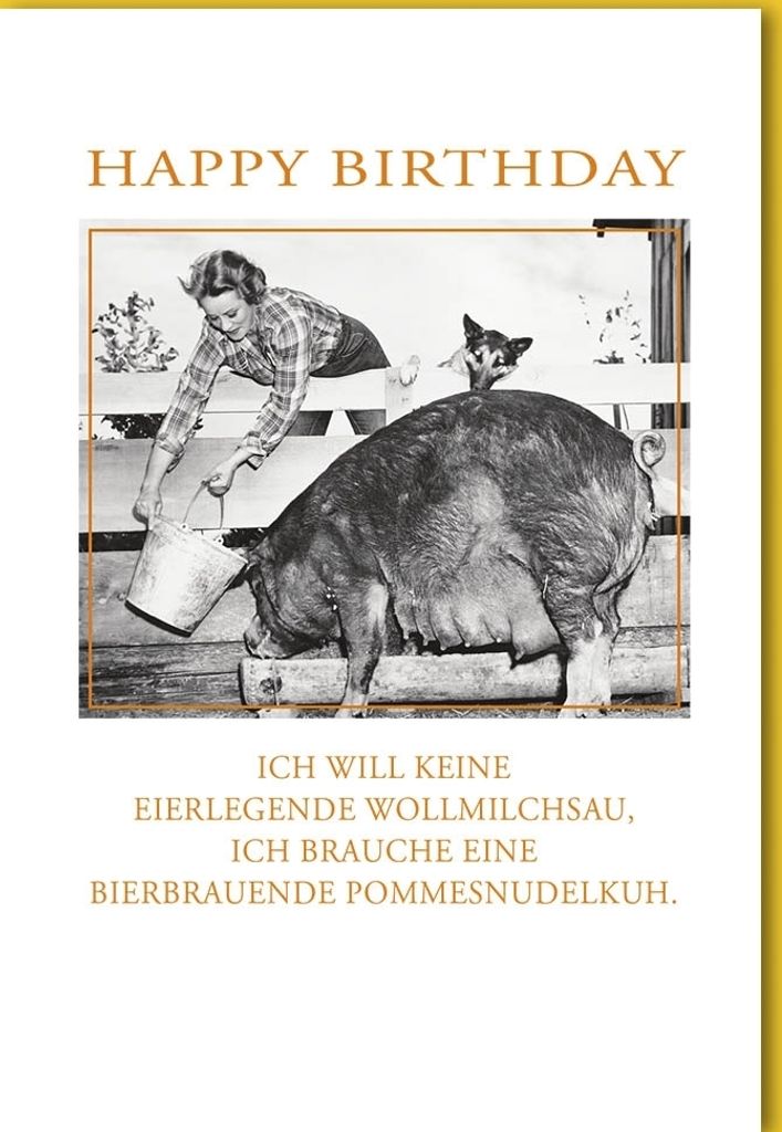 Geburtstag - Glückwunschkarte im Format 11,5 x 17 cm mit Produktbild 