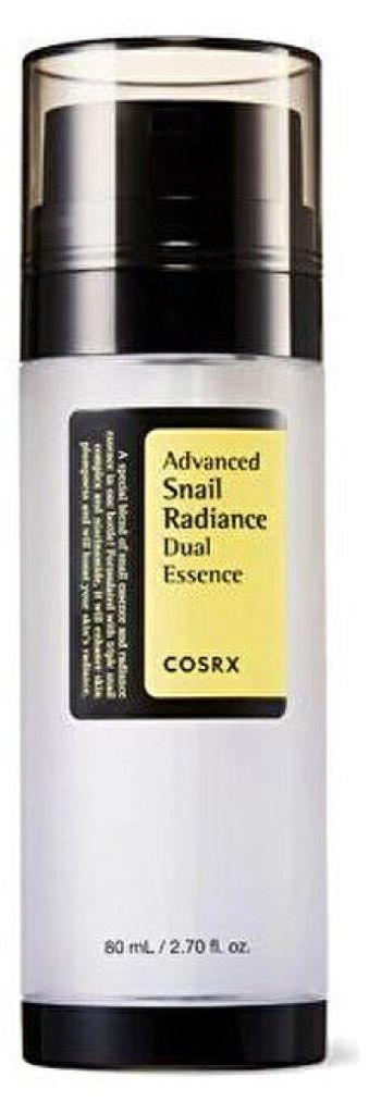 Advanced Snail Radiance Dual Essence mit Mucin und Produktbild 